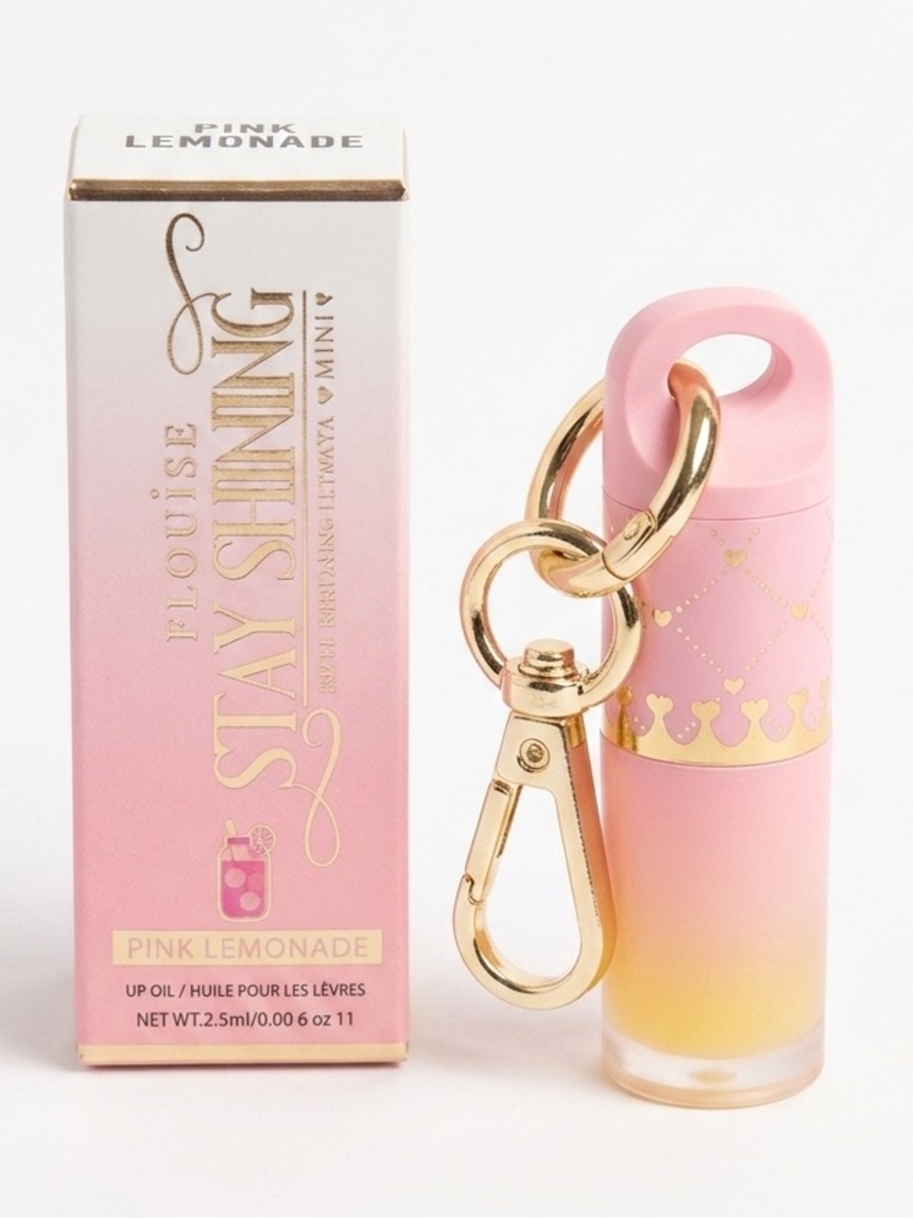 P.Louise Stay Shining Lip Oil Keychain